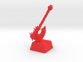 Gorehowl Cherry MX Short Keycap in Red Processed Versatile Plastic
