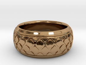 PATTI bangle  in Polished Brass