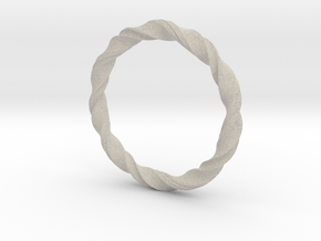 3D printed Bangle(Braclet) in Natural Sandstone