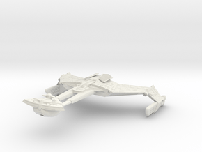 Klingon Battleship III in White Natural Versatile Plastic