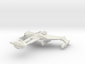 Klingon Battleship II in White Natural Versatile Plastic