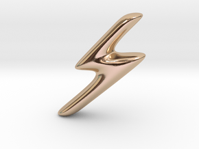 RUNE - S in 14k Rose Gold Plated Brass