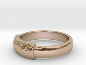 Ring Hilly in 14k Rose Gold Plated Brass