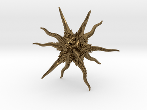Kraken / Eldritch D20 in Natural Bronze