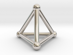 0277 Tetrahedron V&E (S&B) (a=10mm) in Platinum
