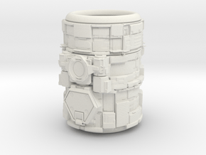 Greeble Penholder in White Natural Versatile Plastic