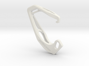 Cobra X Carabiner *Medium* DH004SW in White Natural Versatile Plastic