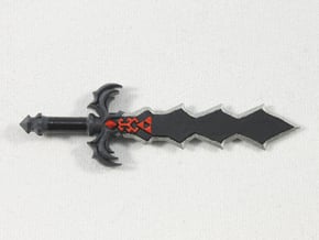 Demon King Sword in Clear Ultra Fine Detail Plastic