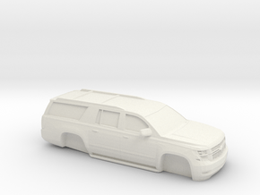 1/64 2015 Chevrolet Suburban Without Tire's in White Natural Versatile Plastic