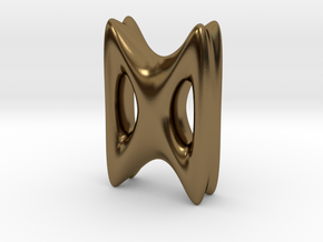 RUNE - D in Polished Bronze