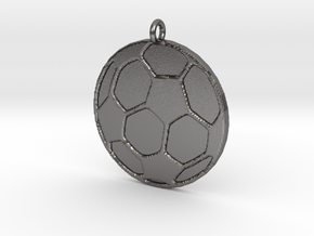 Soccerball in Polished Nickel Steel
