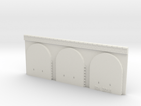NPV03 Supporting walls in White Natural Versatile Plastic
