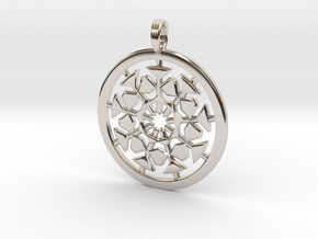 AETHER EXPLOSION in Rhodium Plated Brass