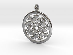 AETHER EXPLOSION in Fine Detail Polished Silver