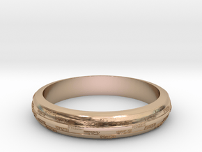 Ring Hilly special in 14k Rose Gold Plated Brass