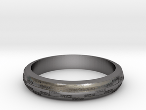 Ring Hilly special in Polished Nickel Steel