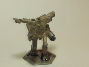 Mecha- Crusher LAM BattleMech (1/285th) in White Natural Versatile Plastic