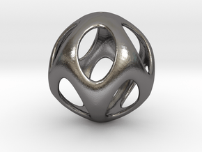 Iron Rhino - Iso Sphere 2 - Basic Pendant in Polished Nickel Steel