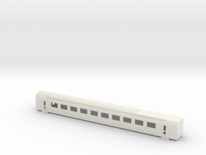NMBS / SNCB AM 96  rijtuig / voiture 2 N 1:160 in White Natural Versatile Plastic