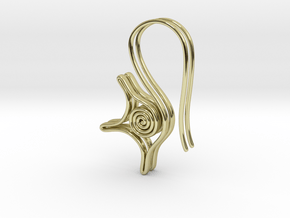 Spiral earrings in 18k Gold