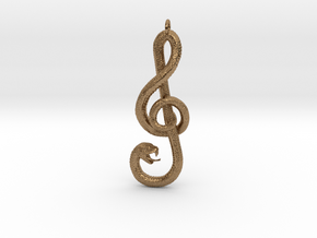 Song Snake in Natural Brass