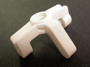 Ten4 Steering Block-Right in White Processed Versatile Plastic