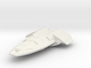 Fighter Shuttle in White Natural Versatile Plastic
