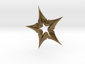 Star In A Star Distortion in Natural Bronze