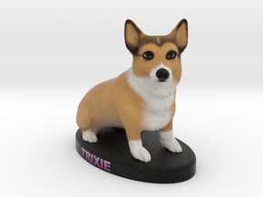 Custom Dog Figurine - Trixie in Full Color Sandstone
