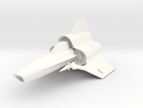 Viper MK-IV Fighter in White Processed Versatile Plastic