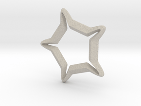 Star In A Star Sci-fi Smooth in Natural Sandstone