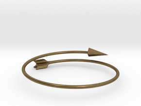 Arrow Bracelet in Natural Bronze
