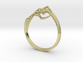 Mermaid Bracelet  in 18k Gold Plated Brass