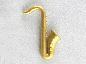 Saxophone in Clear Ultra Fine Detail Plastic