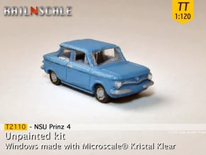 NSU Prinz 4 (TT 1:120) in Smooth Fine Detail Plastic