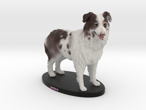 Custom Dog Figurine - Astro in Full Color Sandstone
