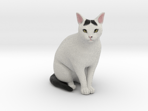 Custom Cat Figurine - Thistle in Full Color Sandstone