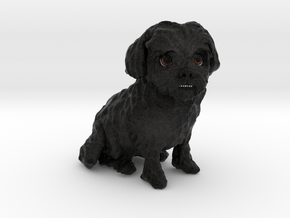 Custom Dog Figurine - Bianca in Full Color Sandstone