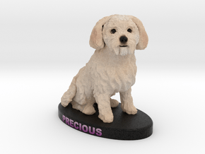 Custom Dog Figurine - Precious in Full Color Sandstone