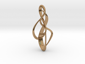  pendant : { i } 002 MEDIUM in Polished Brass