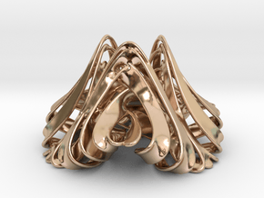 Trochotrisk (2 in) in 14k Rose Gold Plated Brass