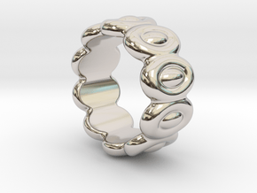 Elliptic Ring 25 - Italian Size 25 in Platinum