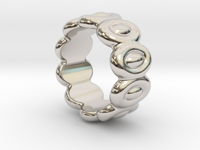 Elliptic Ring 27 - Italian Size 27 in Platinum