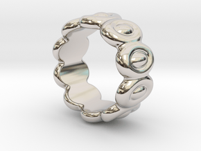 Elliptic Ring 30 - Italian Size 30 in Platinum