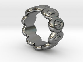 Elliptic Ring 31 - Italian Size 31 in Polished Silver