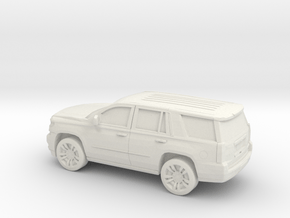 1/87 2015 Chevrolet Tahoe in White Natural Versatile Plastic