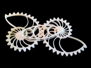 Nautilus Gears in White Natural Versatile Plastic