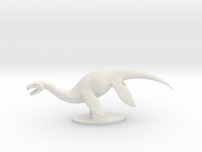 Plesiosaur in White Natural Versatile Plastic