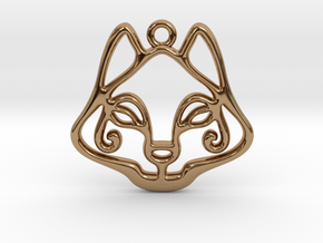 The Cat Pendant in Polished Brass