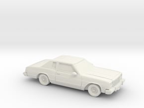 1/87 1978 Buick Riviera in White Natural Versatile Plastic